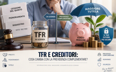 Cessione del V, pignoramento sul TFR e sulla complementare